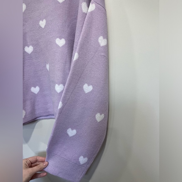 Purple heart sweater - Picture 3 of 6